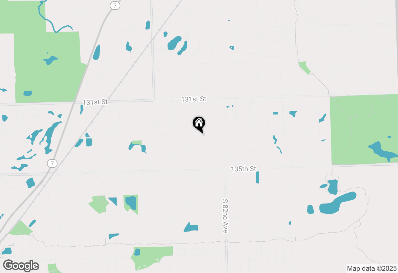 Map of 8321 W 133rd Street, Orland Park, IL 60462