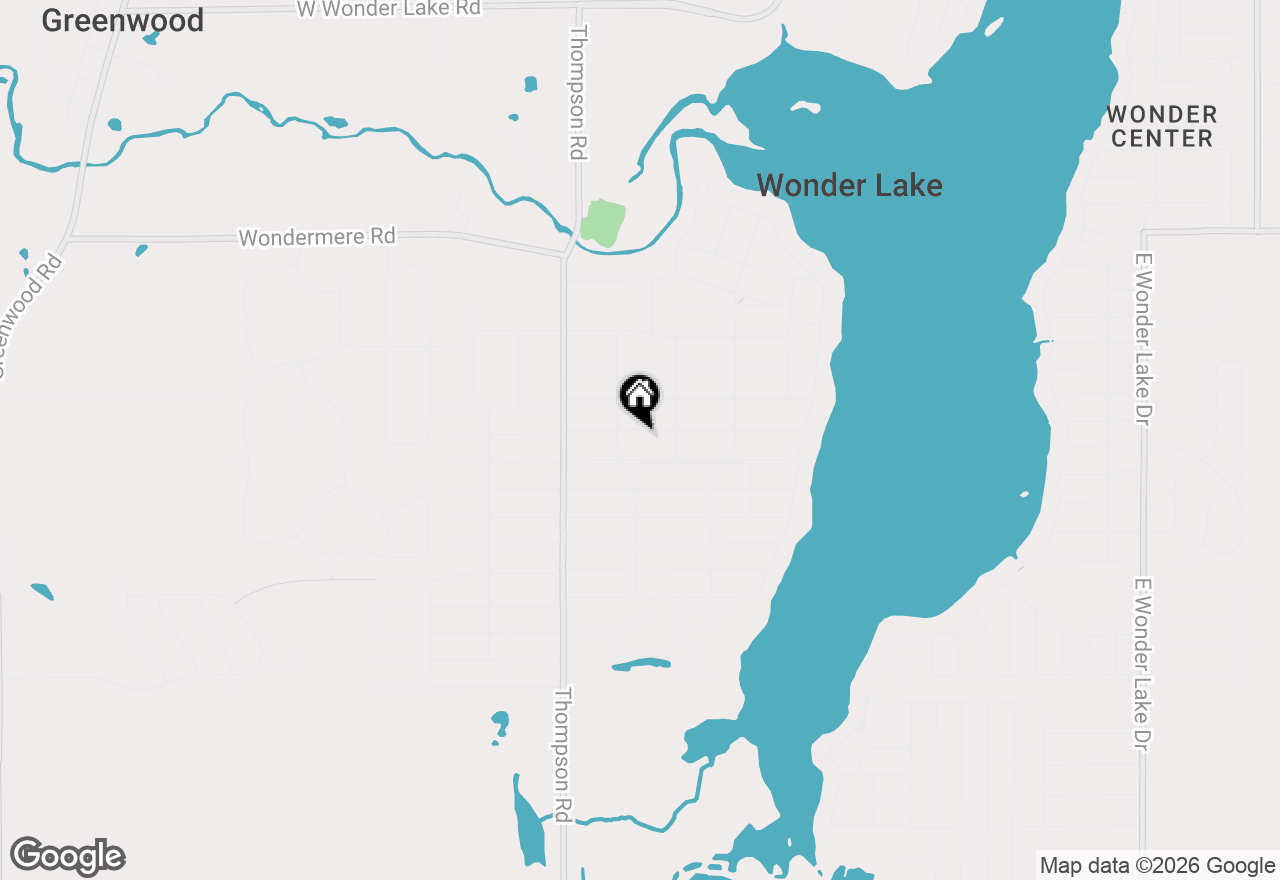 Map of 8615 Coral Road, Wonder Lake, IL 60097