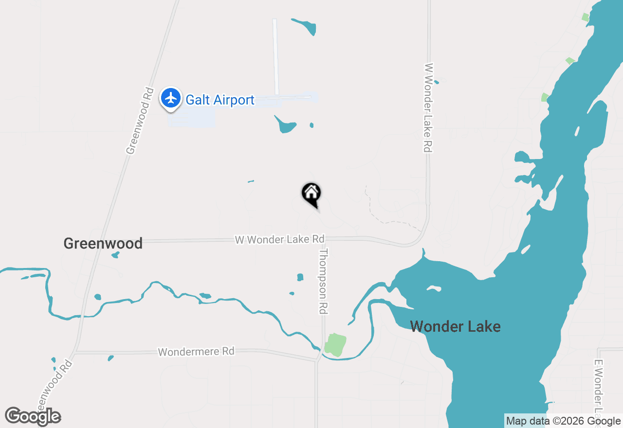Map of 4706 Fox Trail Court, Wonder Lake, IL 60097