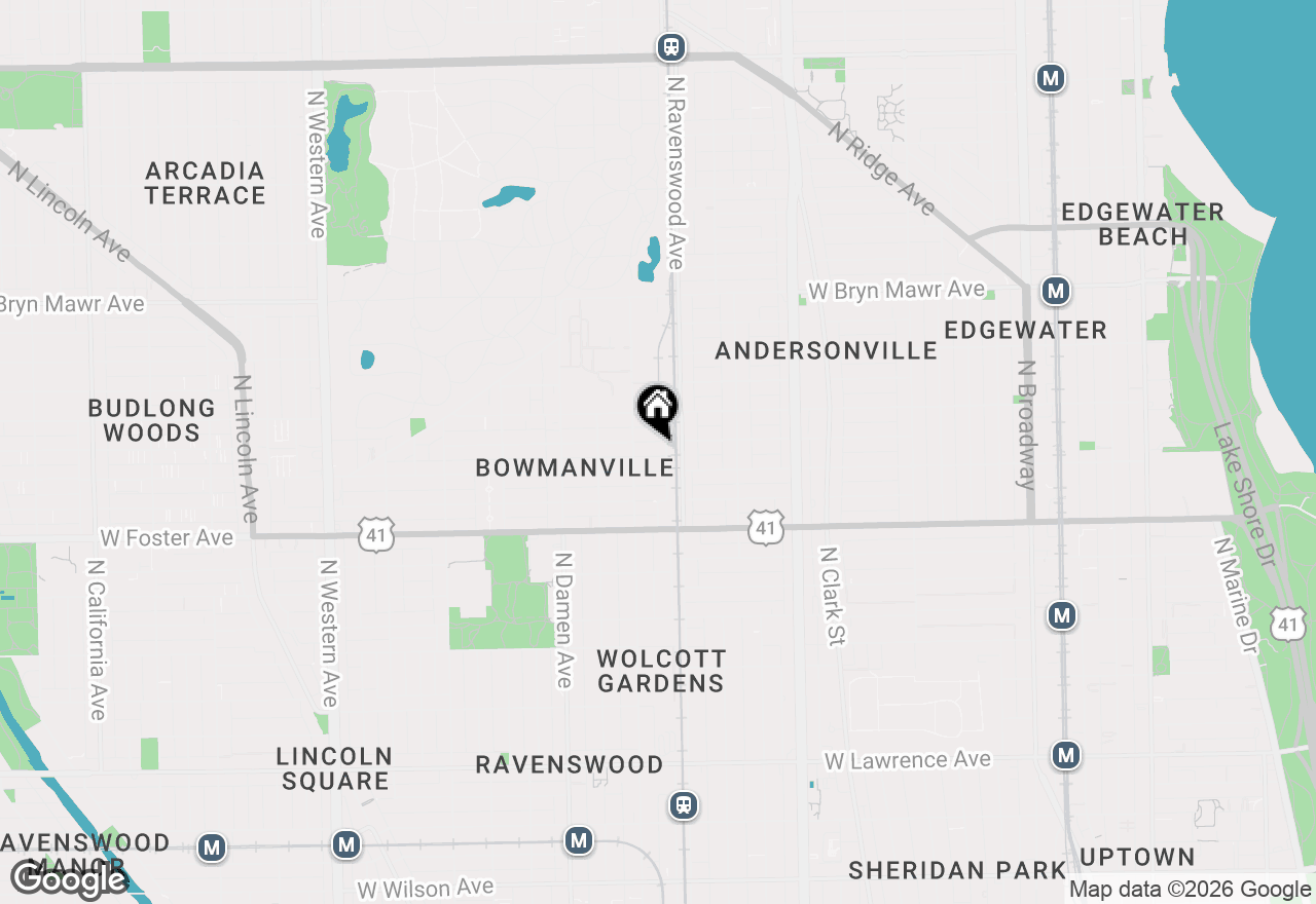 Map of 5318 N Ravenswood Avenue #107, Chicago, IL 60640