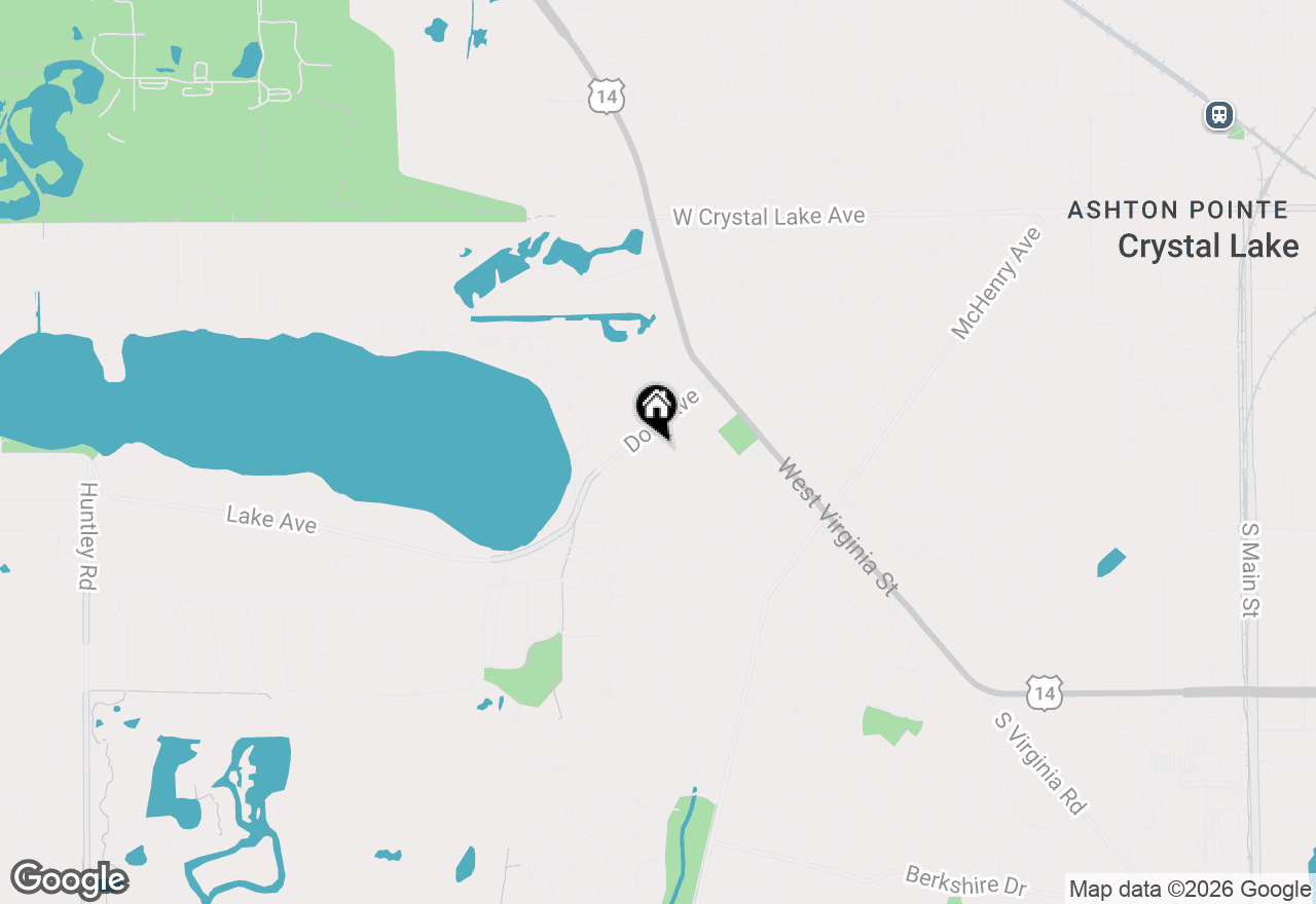 Map of 529 Eagle Street, Crystal Lake, IL 60014