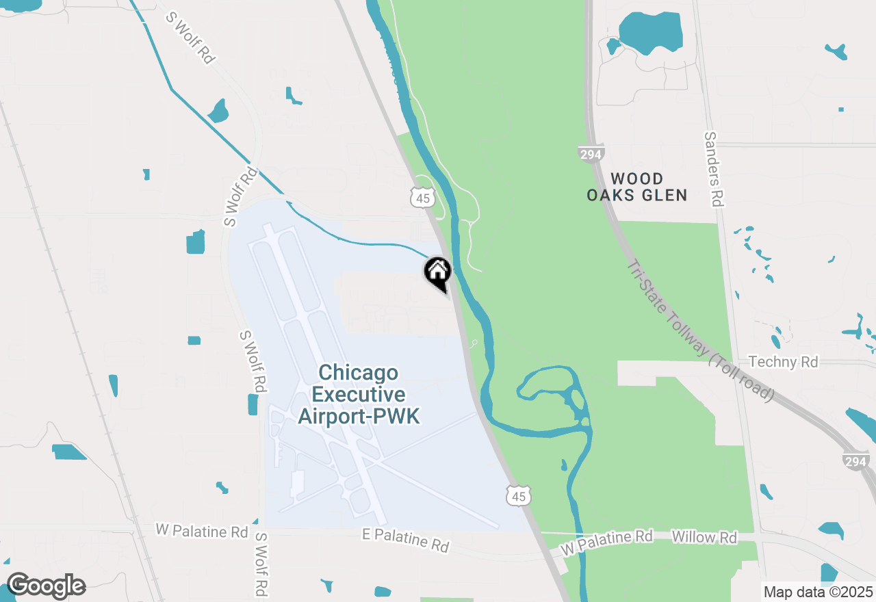 Map of 1040 A S Milwaukee Avenue, Wheeling, IL 60090