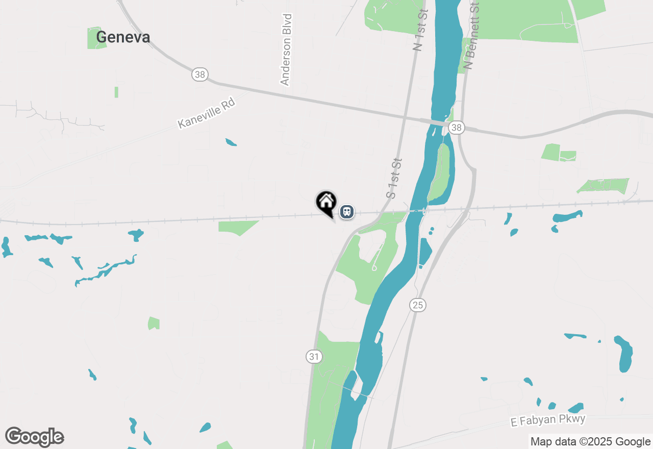 Map of 413 Cheever Avenue, Geneva, IL 60134