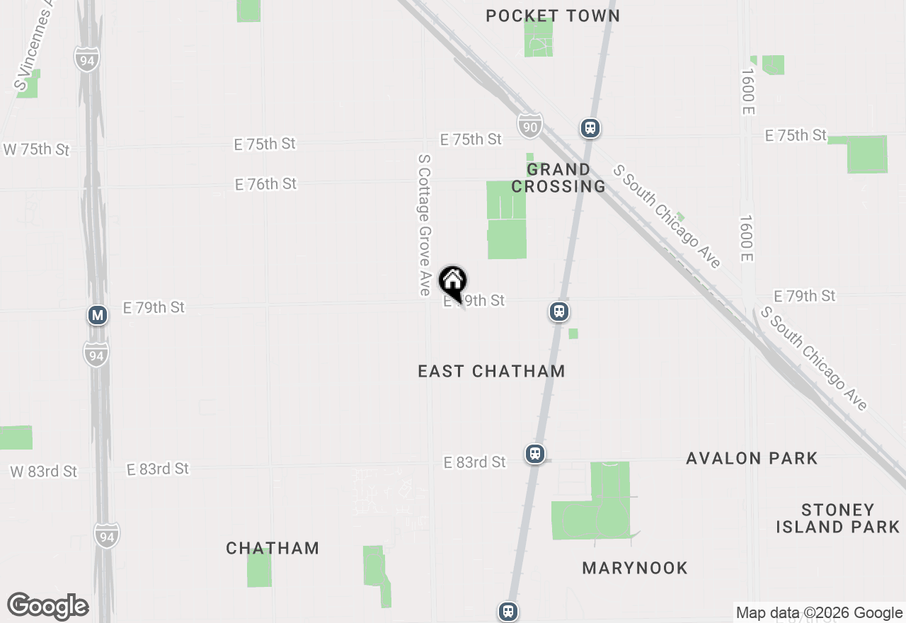 Map of 7917 S Maryland Avenue, Chicago, IL 60619