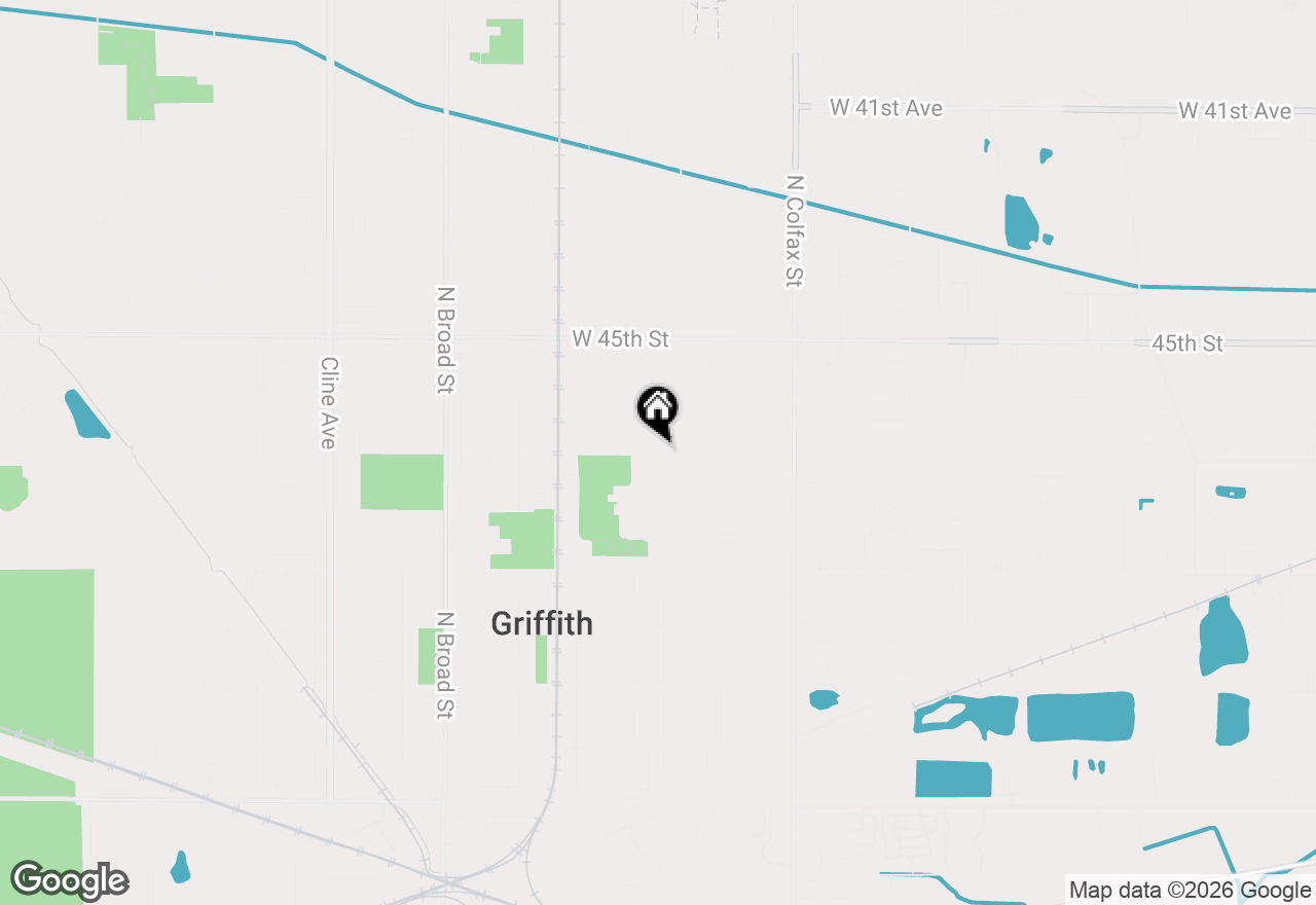 Map of 701 N Jay Avenue, Griffith, IN 46319