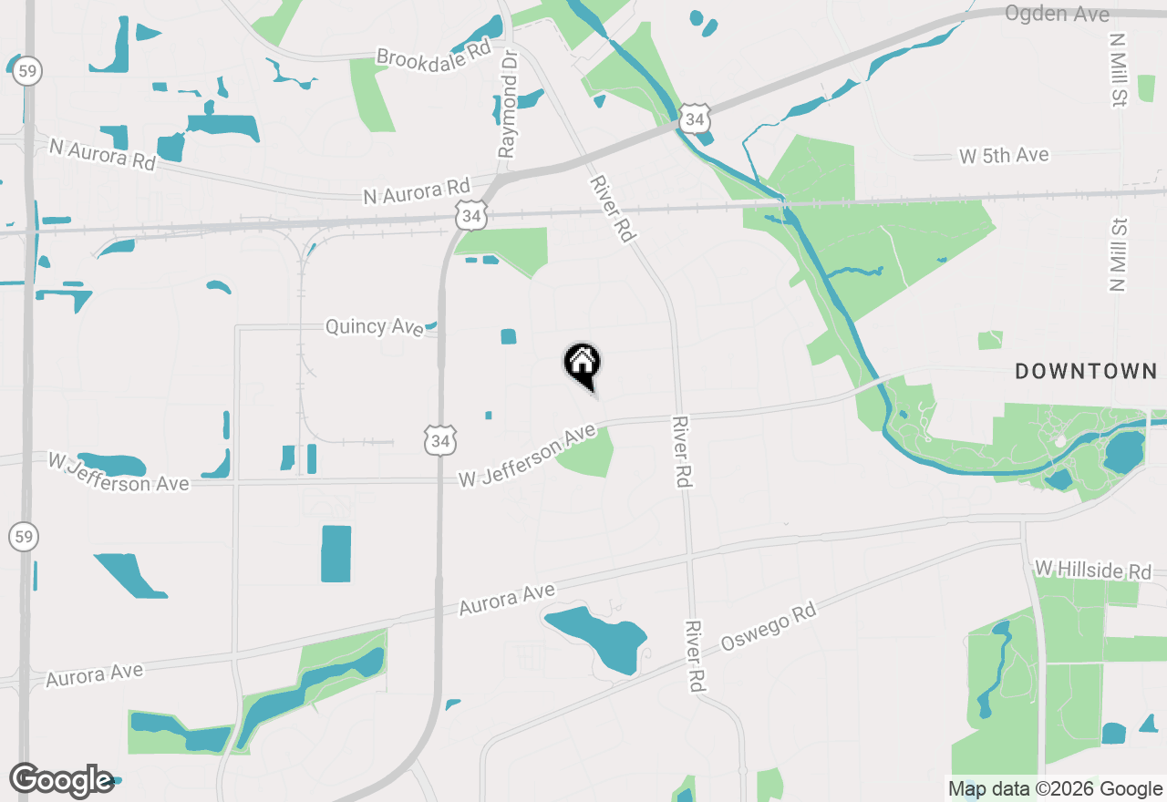 Map of 122 Encina Drive, Naperville, IL 60540