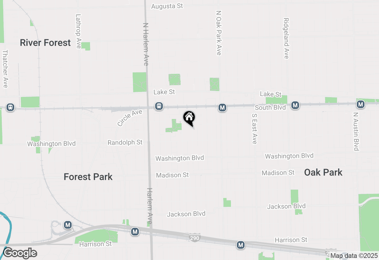 Map of 225 Clinton Avenue, Oak Park, IL 60302