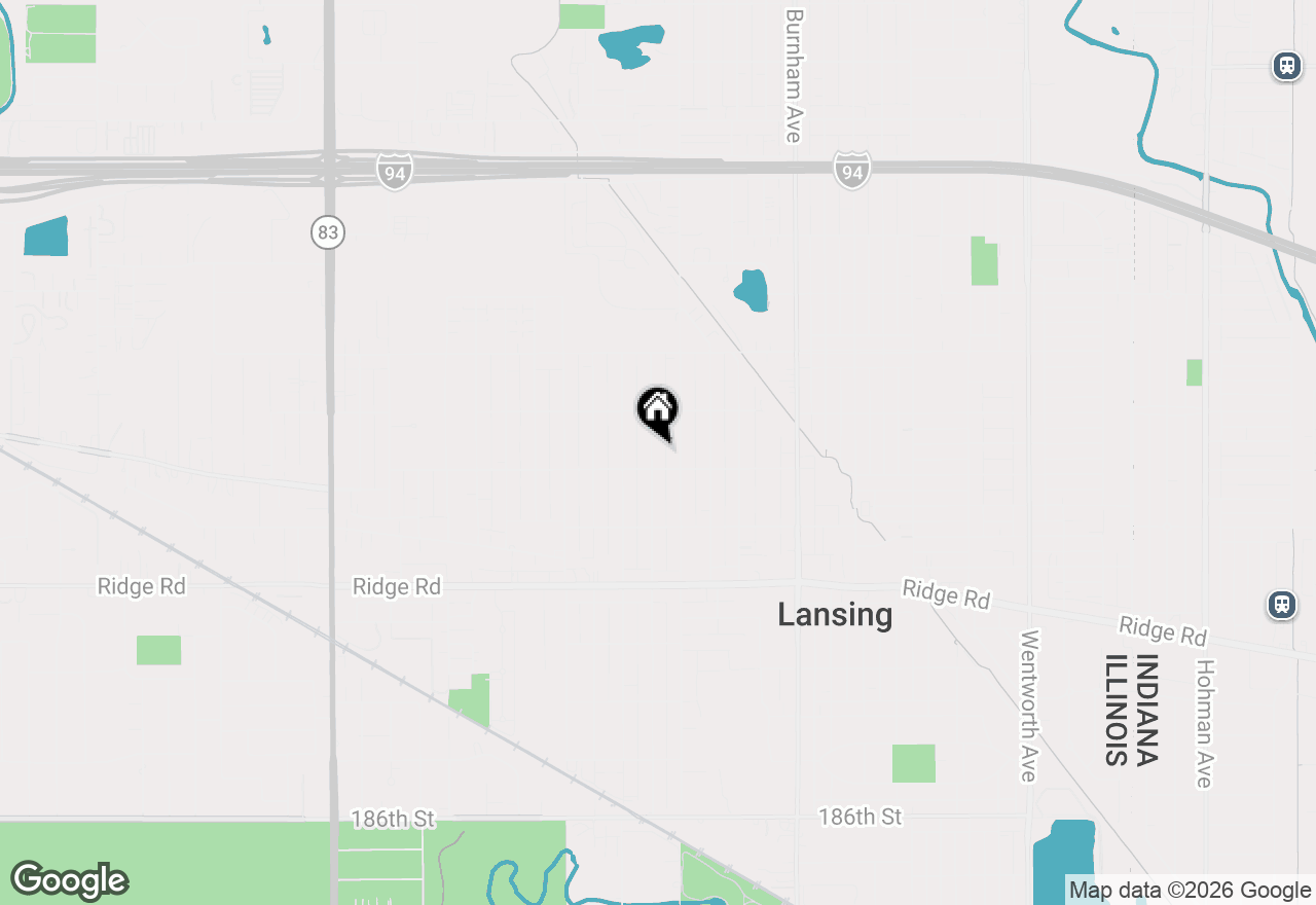 Map of 17943 Ridgewood Avenue, Lansing, IL 60438
