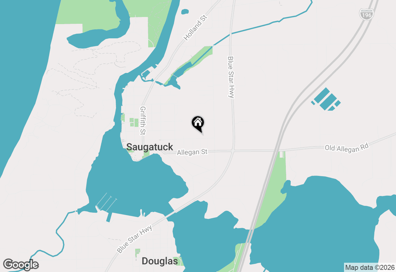 Map of 838 Mason Street, Saugatuck, MI 49453