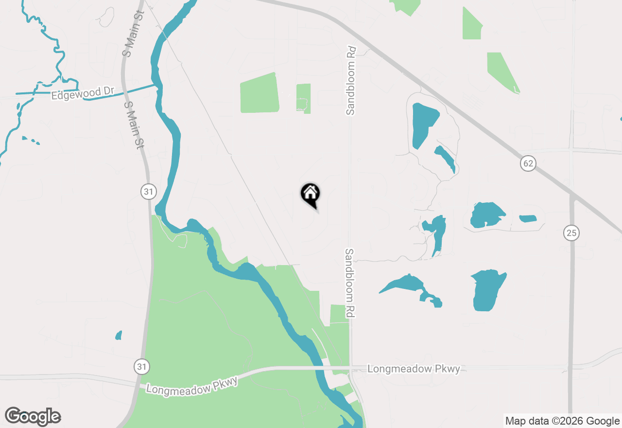 Map of 1420 Greenridge Avenue, Algonquin, IL 60102