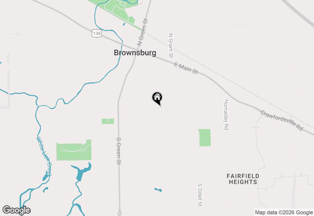 Map of 117 E Tilden Drive, Brownsburg, IN 46112