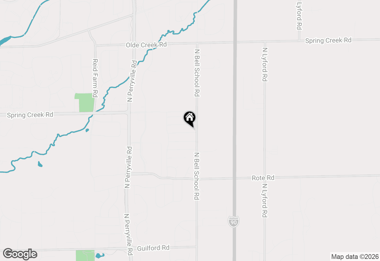 Map of 7426 Ashton Villa, Rockford, IL 61107