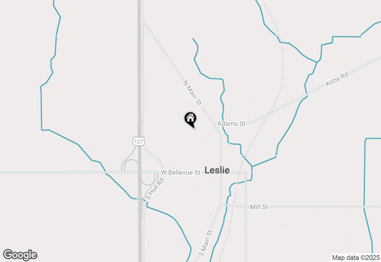 Map of 407 Doty Street, Leslie, MI 49251