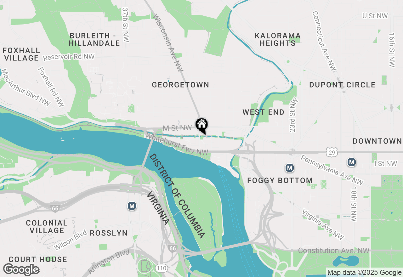 Map of 1055 Wisconsin Avenue Nw #4E, Washington, DC 20007