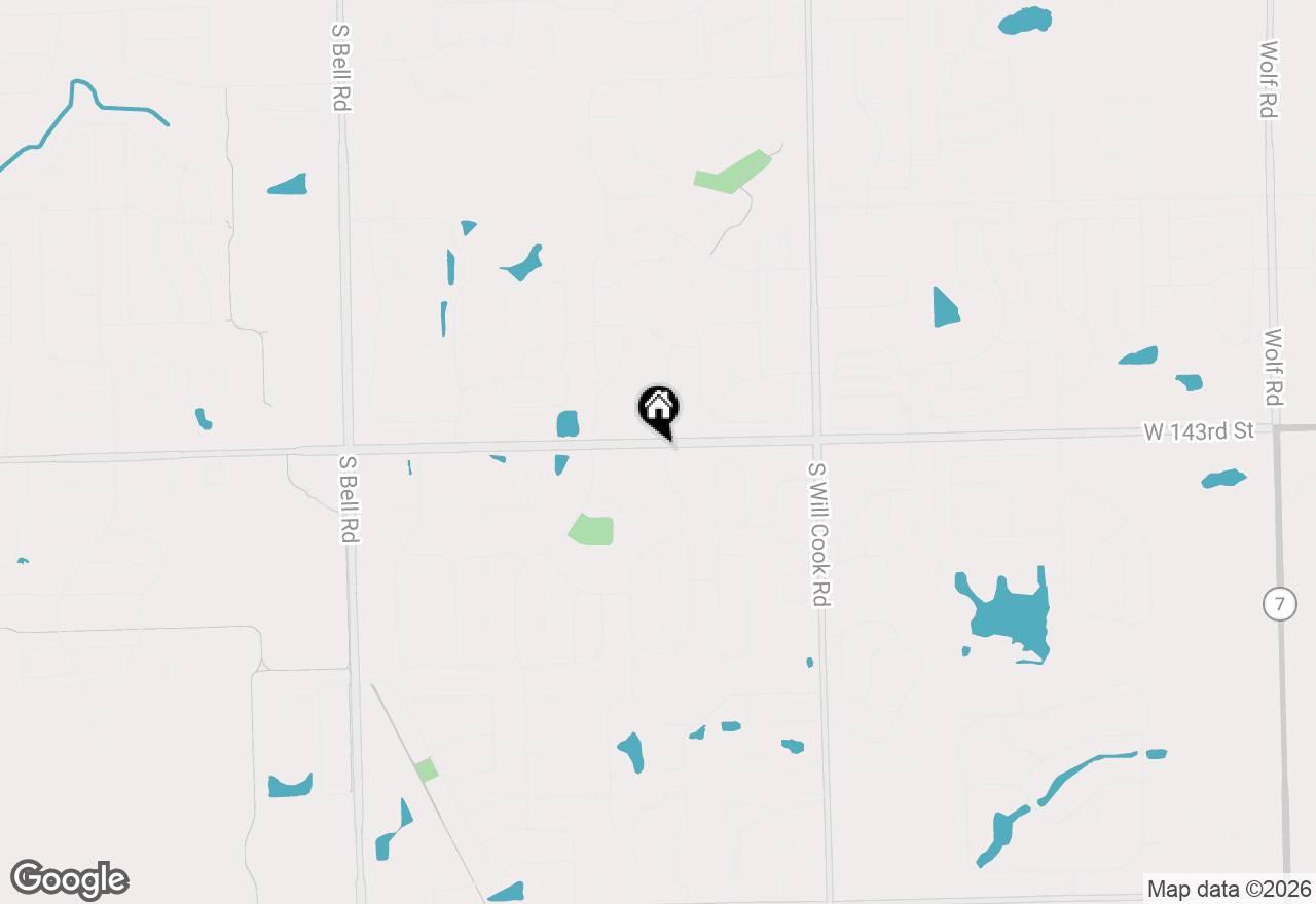 Map of 14310 Mallard Drive, Homer Glen, IL 60491