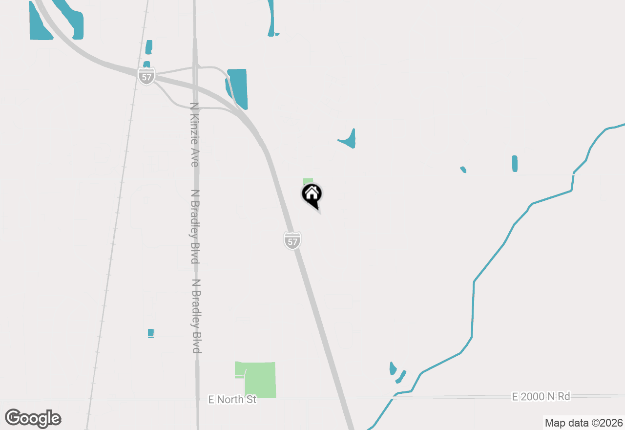 Map of 1150 Pheasant Drive, Bradley, IL 60915