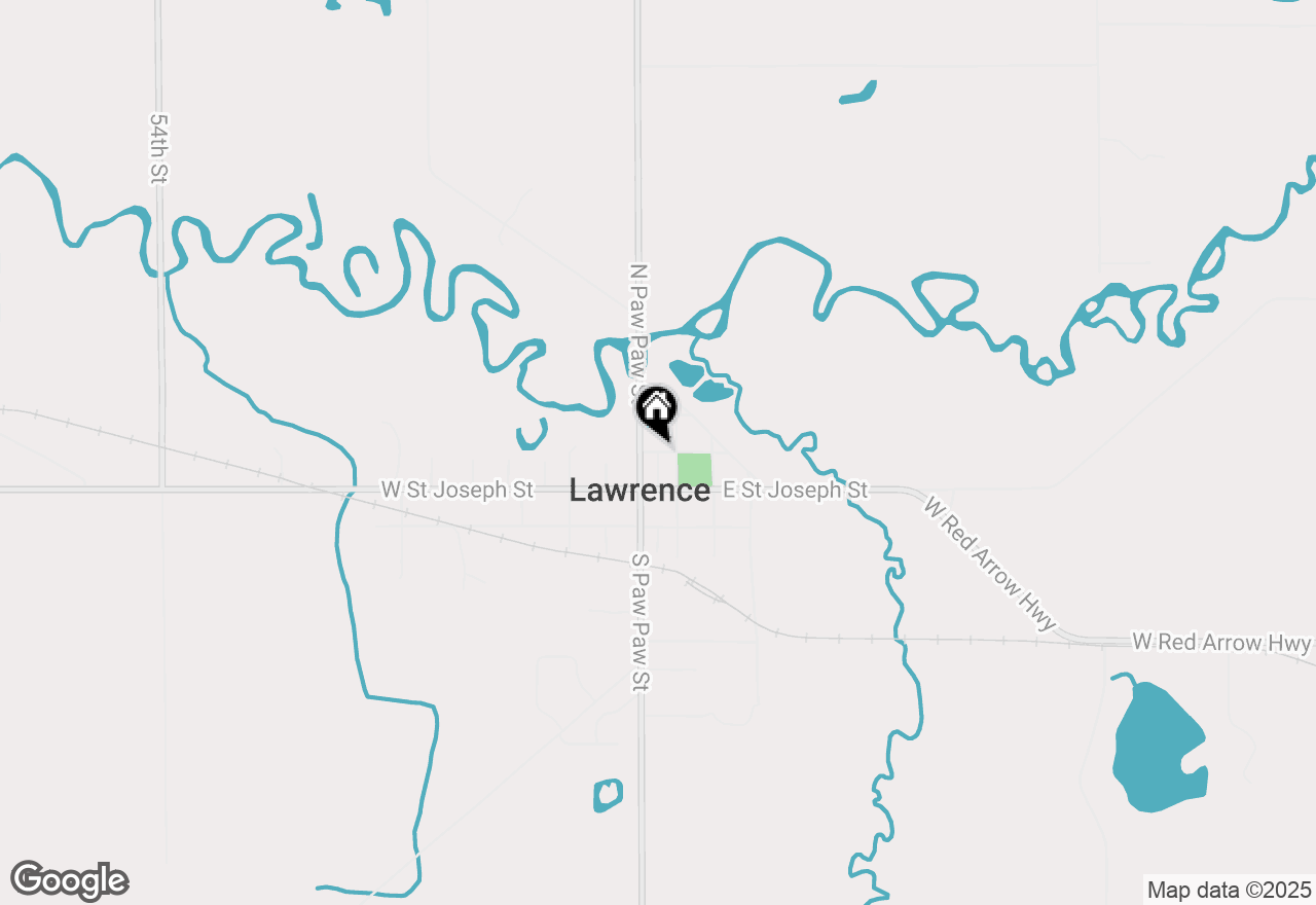 Map of 119 Baker Street, Lawrence, MI 49064