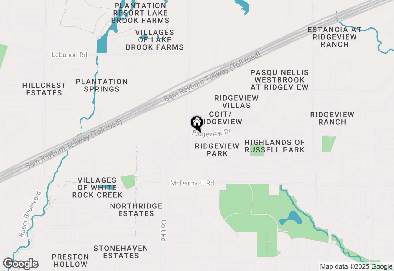 Map of 3717 Estacado Lane, Plano, TX 75025