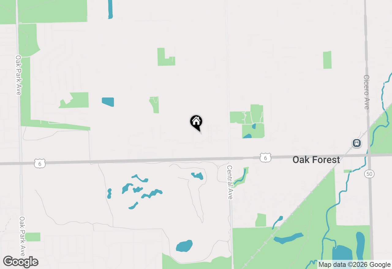 Map of 15718 Peggy Lane #2, Oak Forest, IL 60452