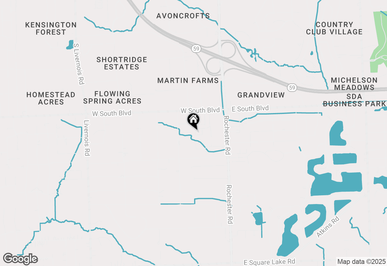 Map of 751 Paint Creek Drive, Troy, MI 48085