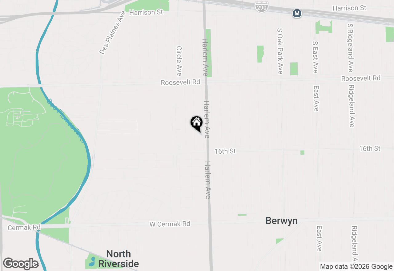 Map of 1501 Elgin Avenue, Forest Park, IL 60130