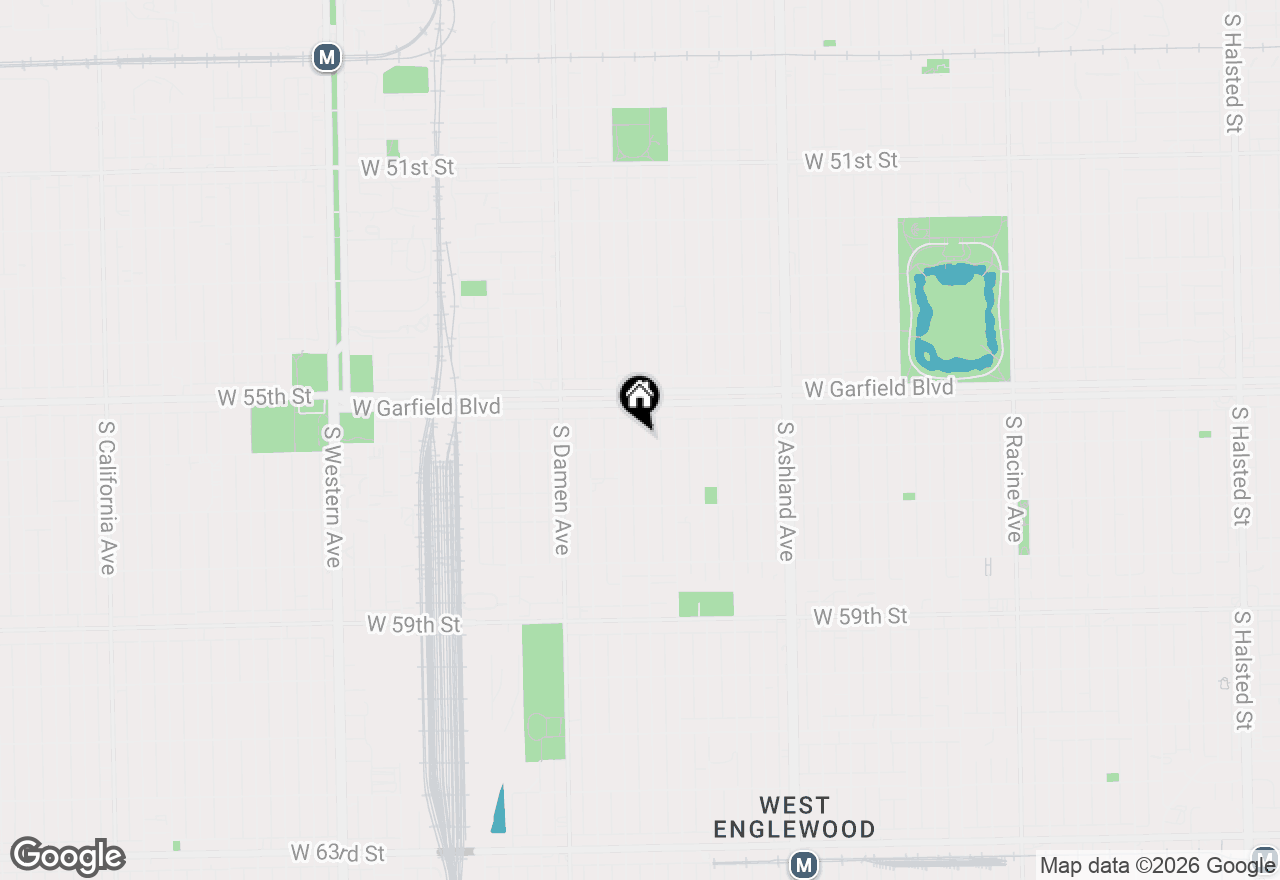 Map of 5540 S Honore Street, Chicago, IL 60636