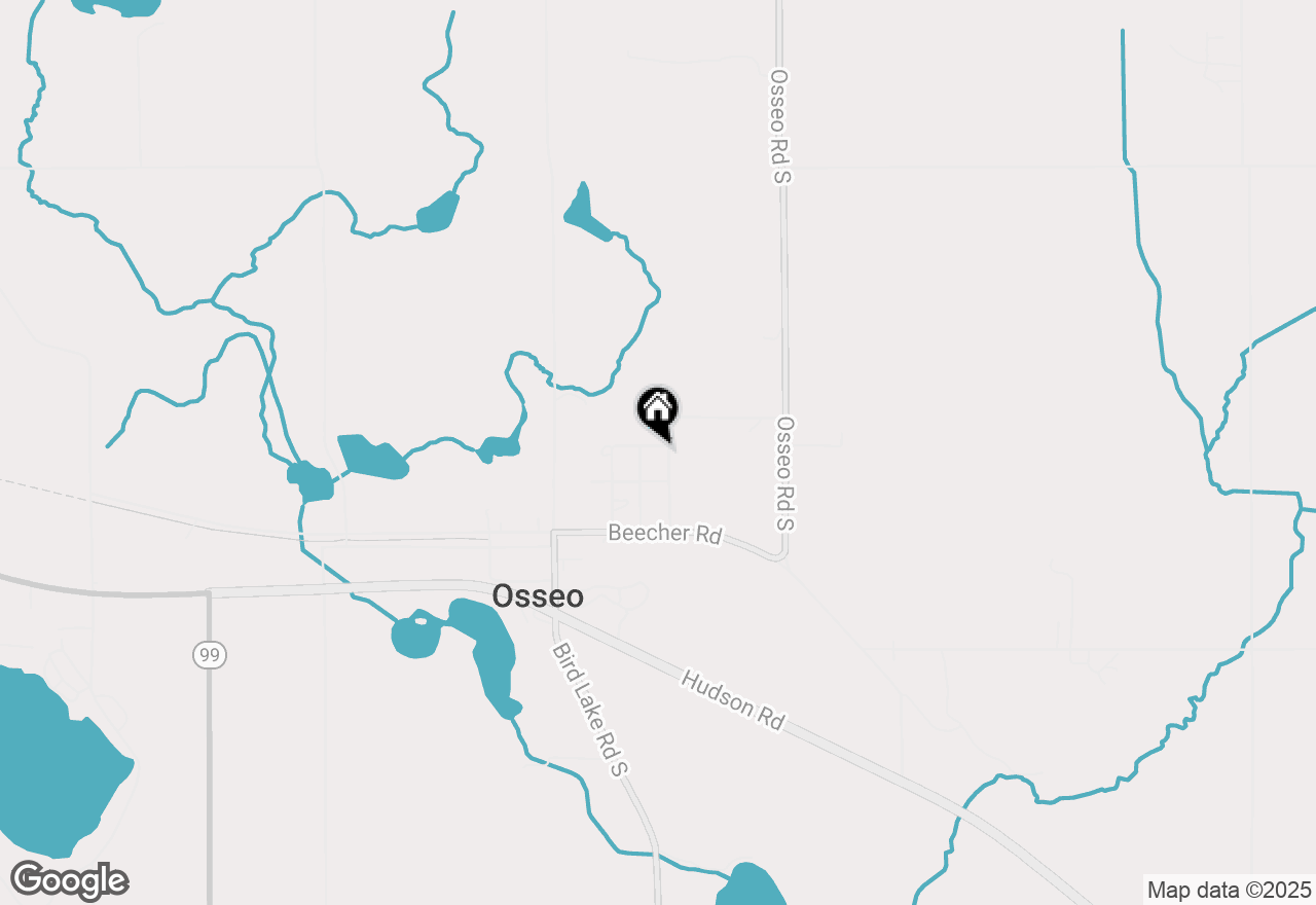 Map of 5681 Ogden Street, Osseo, MI 49266