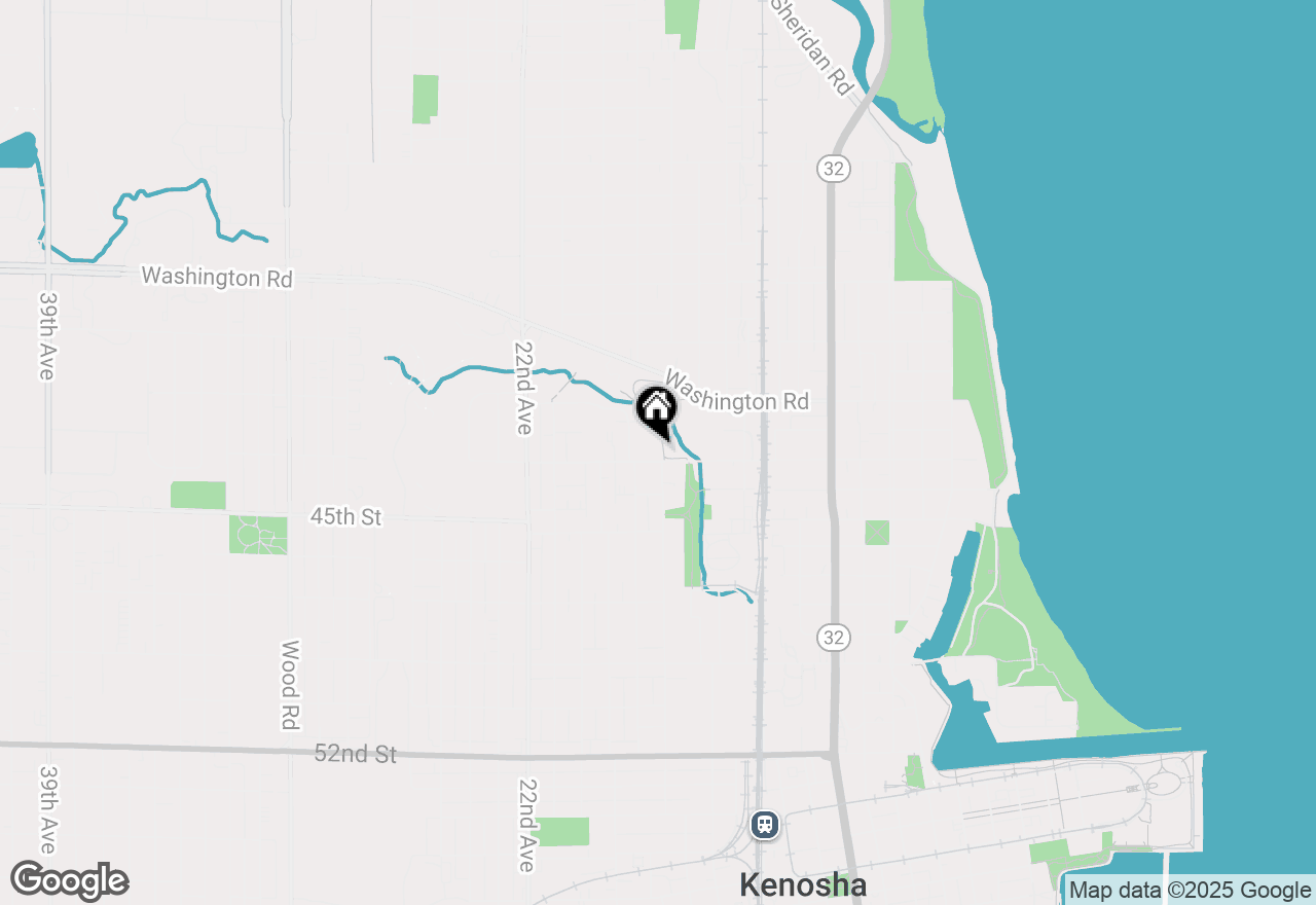 Map of 1700 43rd St, Kenosha, WI 53140
