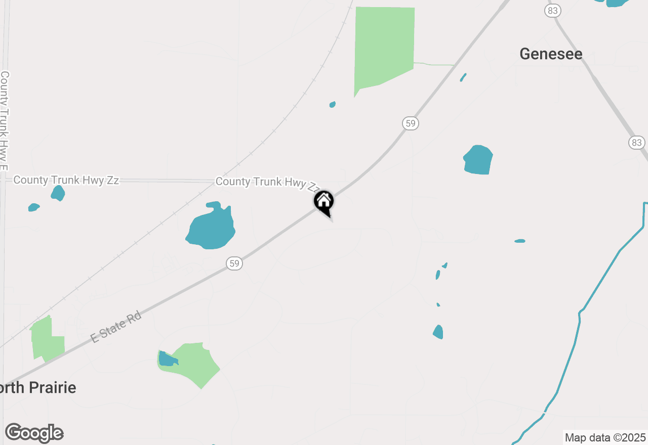 Map of 217 Karin Dr, North Prairie, WI 53153