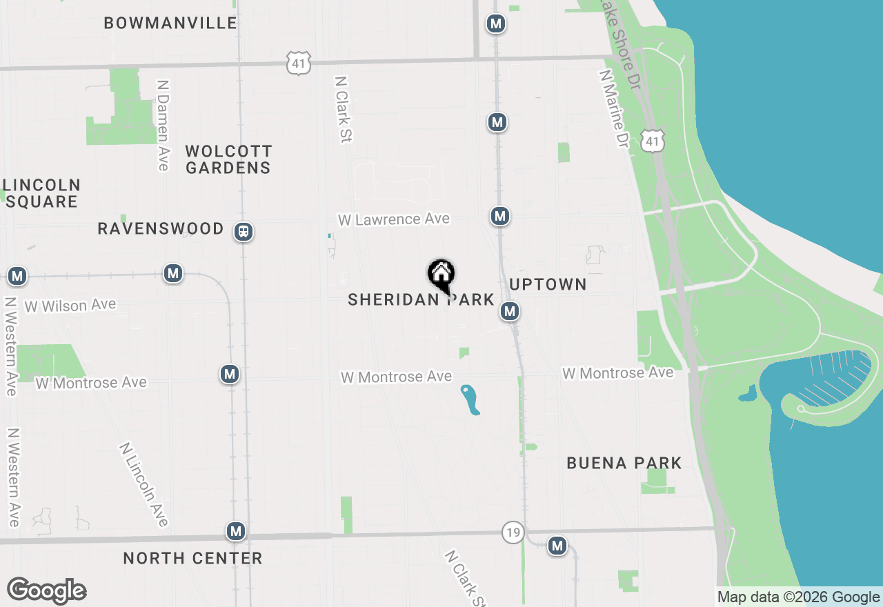 Map of 4555 N Malden Street #302, Chicago, IL 60640