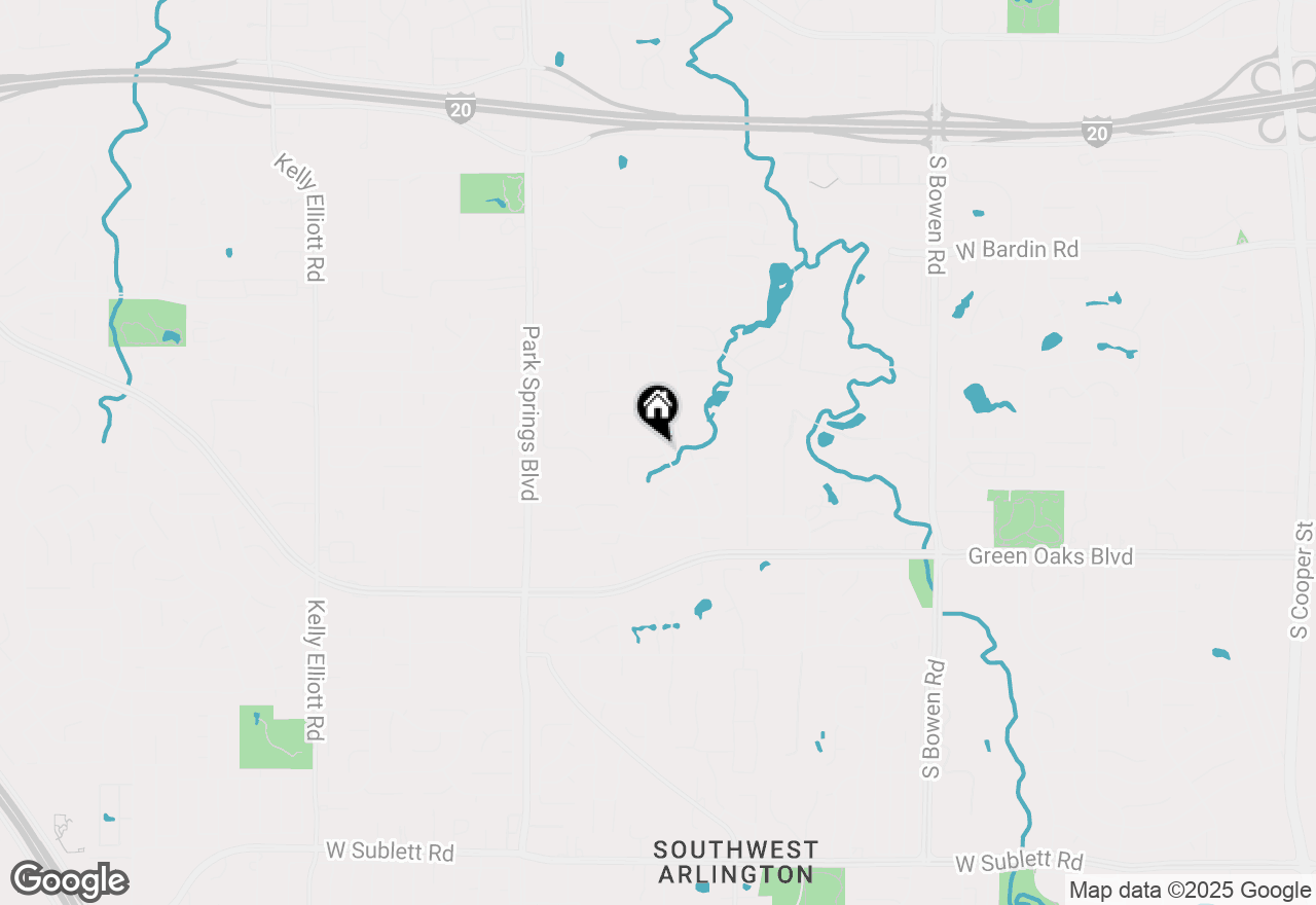 Map of 3401 Commander Court, Arlington, TX 76017