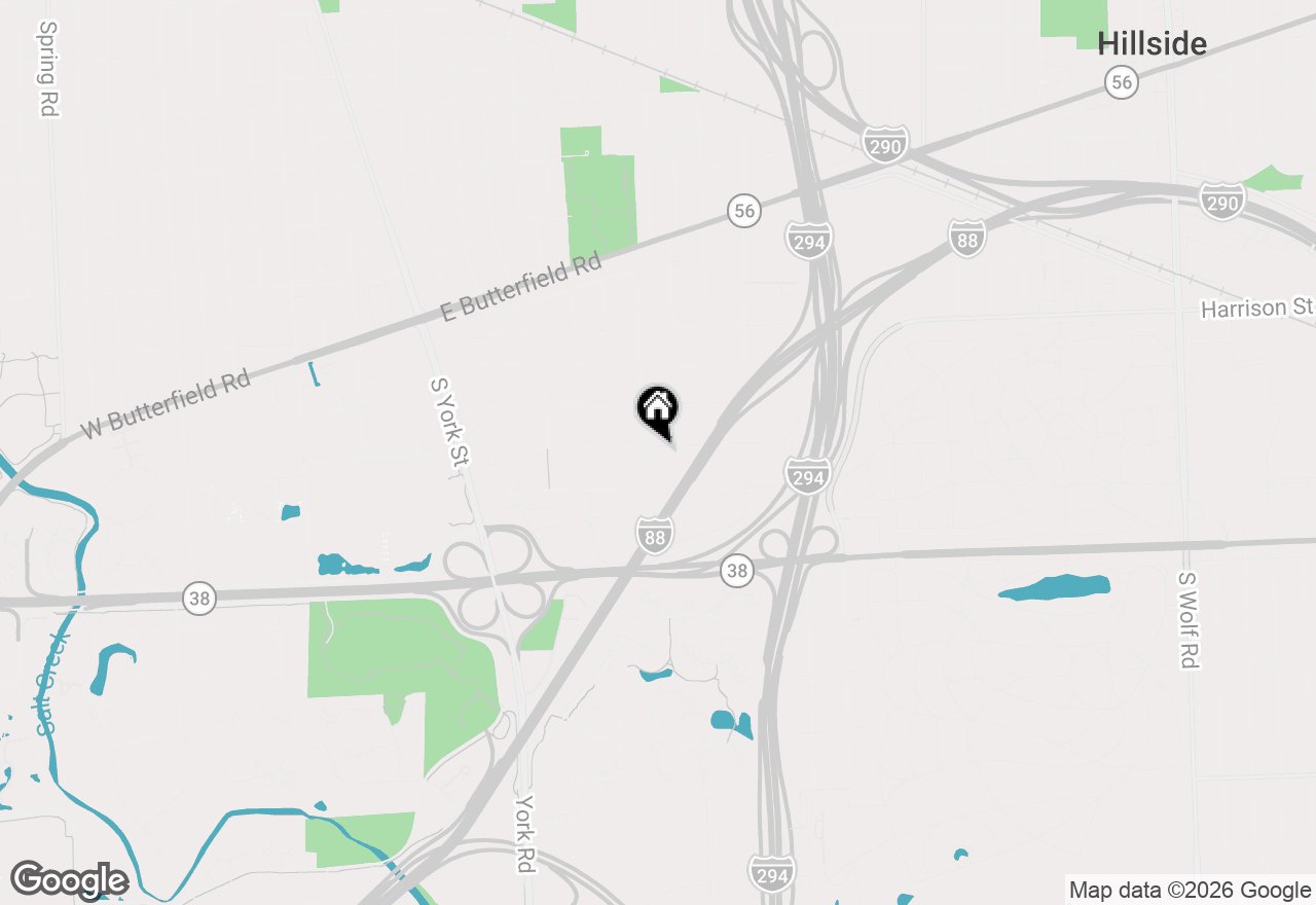 Map of S611 Cedar Avenue, Elmhurst, IL 60126