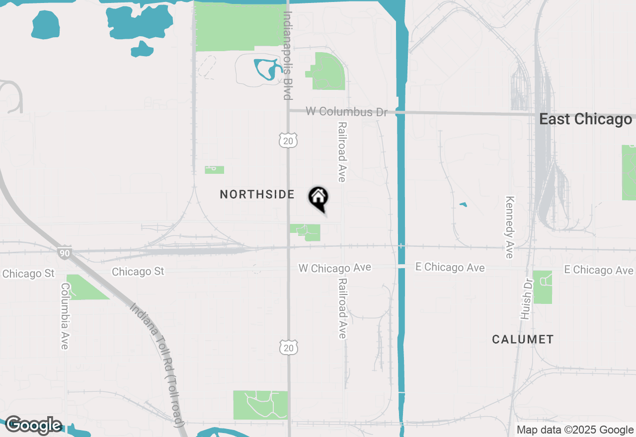 Map of 602 W 145th Street, East Chicago, IN 46312