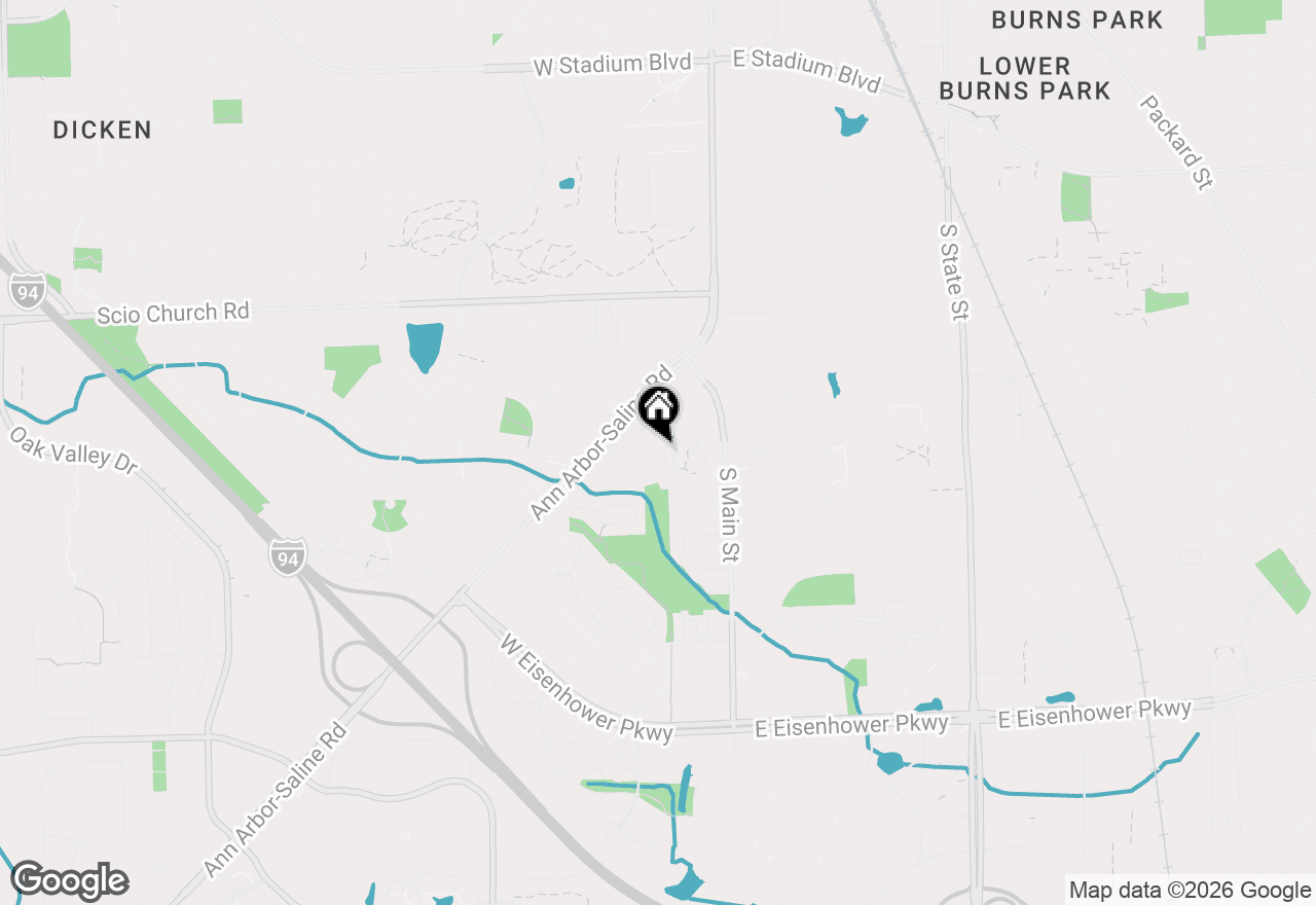 Map of 125 Fieldcrest Street #102, Ann Arbor, MI 48103