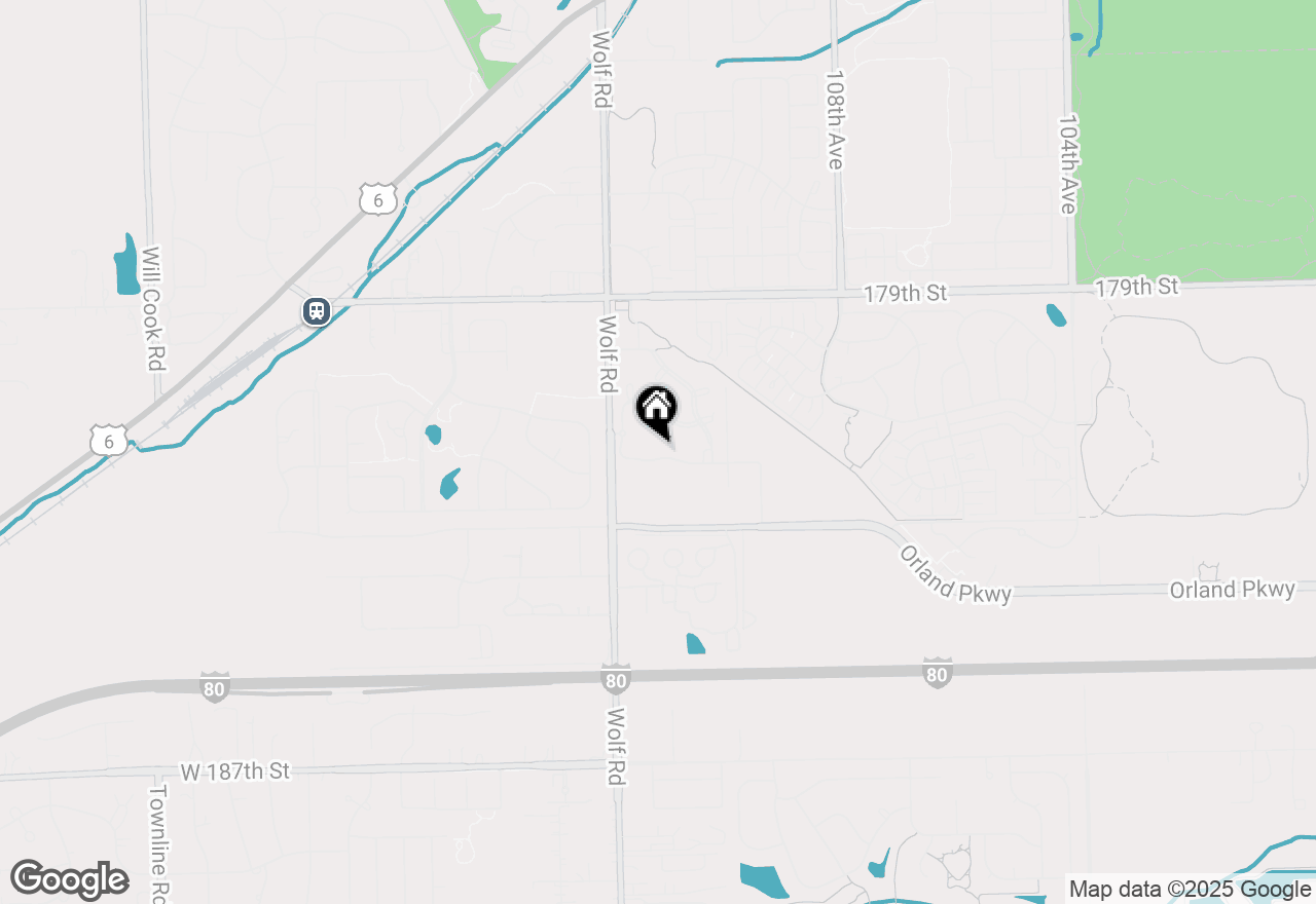 Map of 11110 Waters Edge Drive #4A, Orland Park, IL 60467