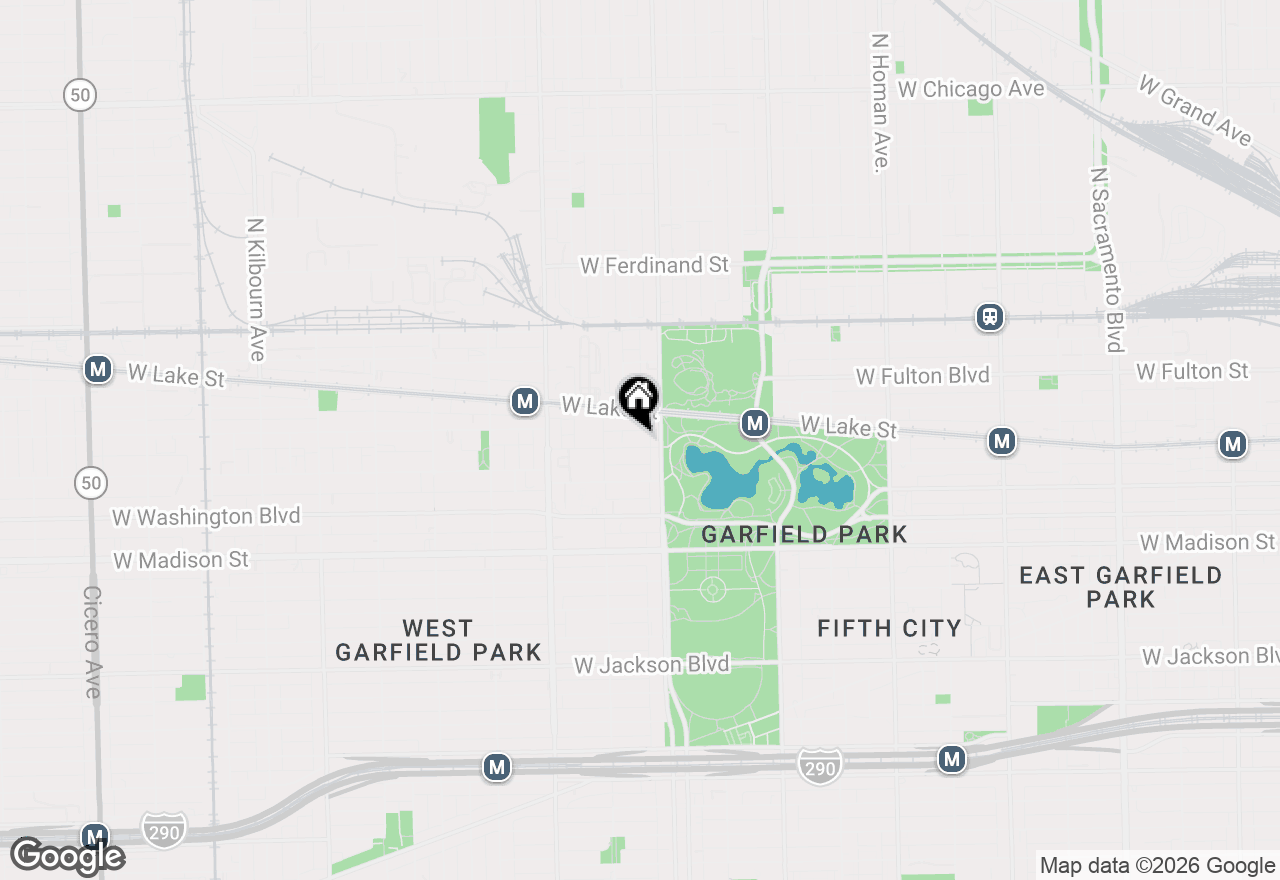 Map of 3822 W Maypole Avenue, Chicago, IL 60624