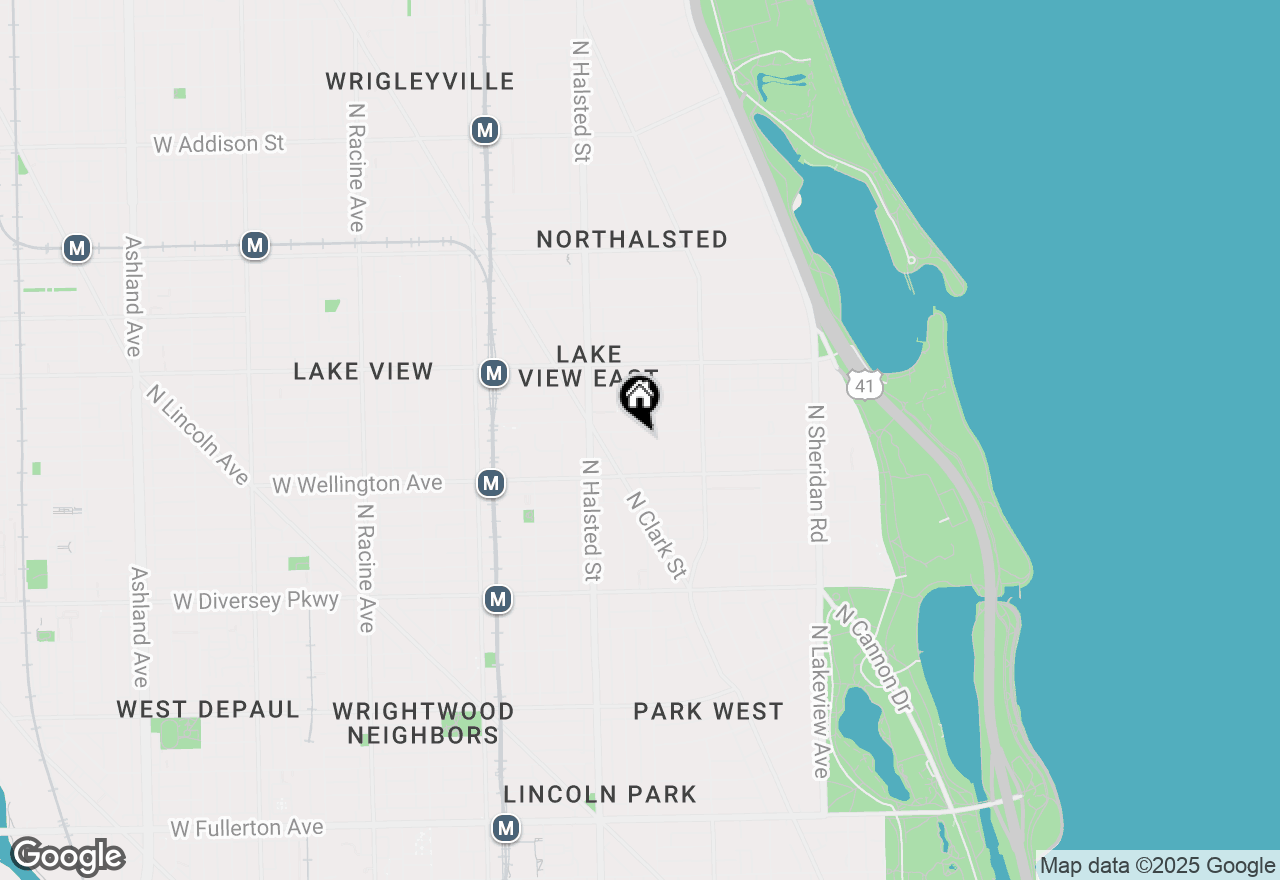 Map of 707 W Barry Avenue #104, Chicago, IL 60657