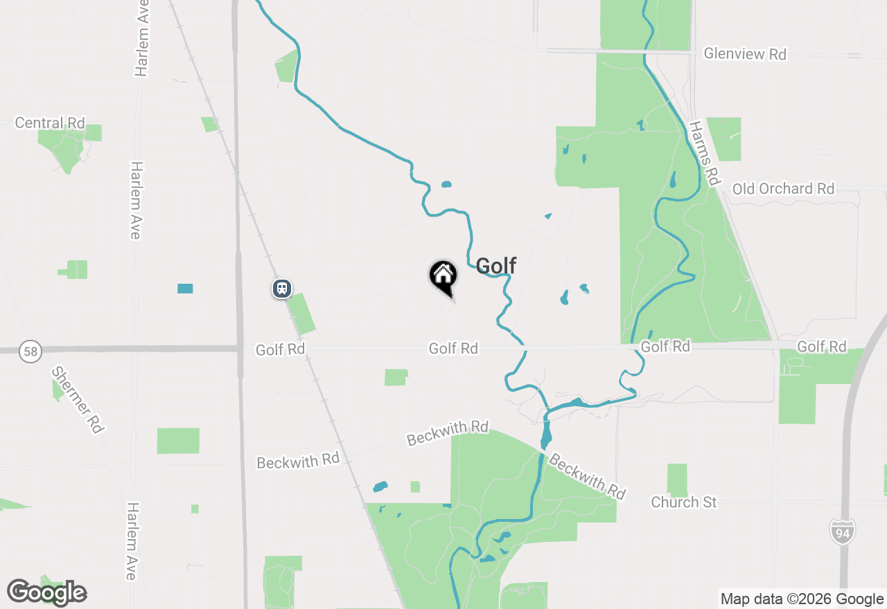 Map of 67 Overlook Drive, Golf, IL 60029