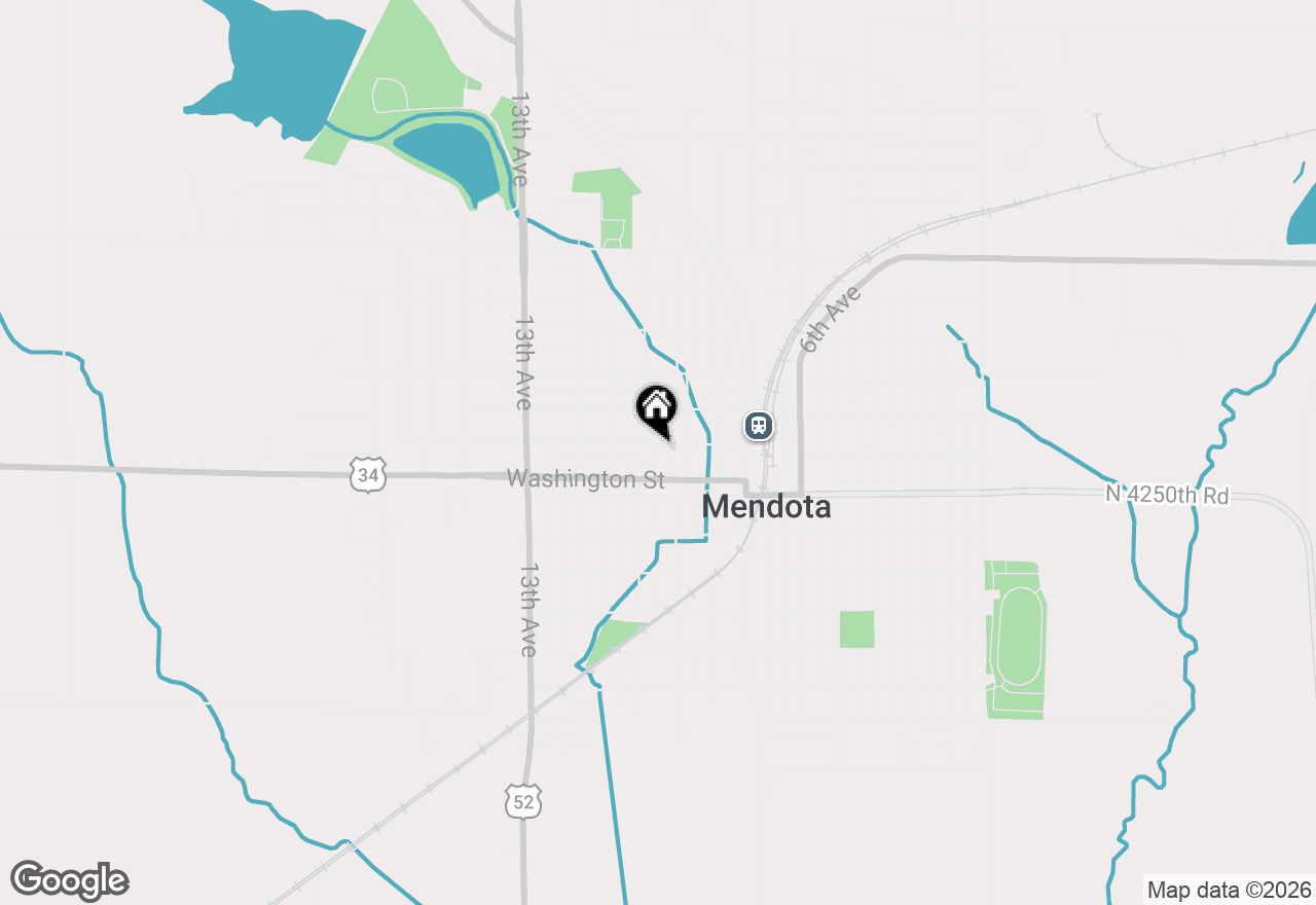 Map of 709 Pennsylvania Avenue, Mendota, IL 61342