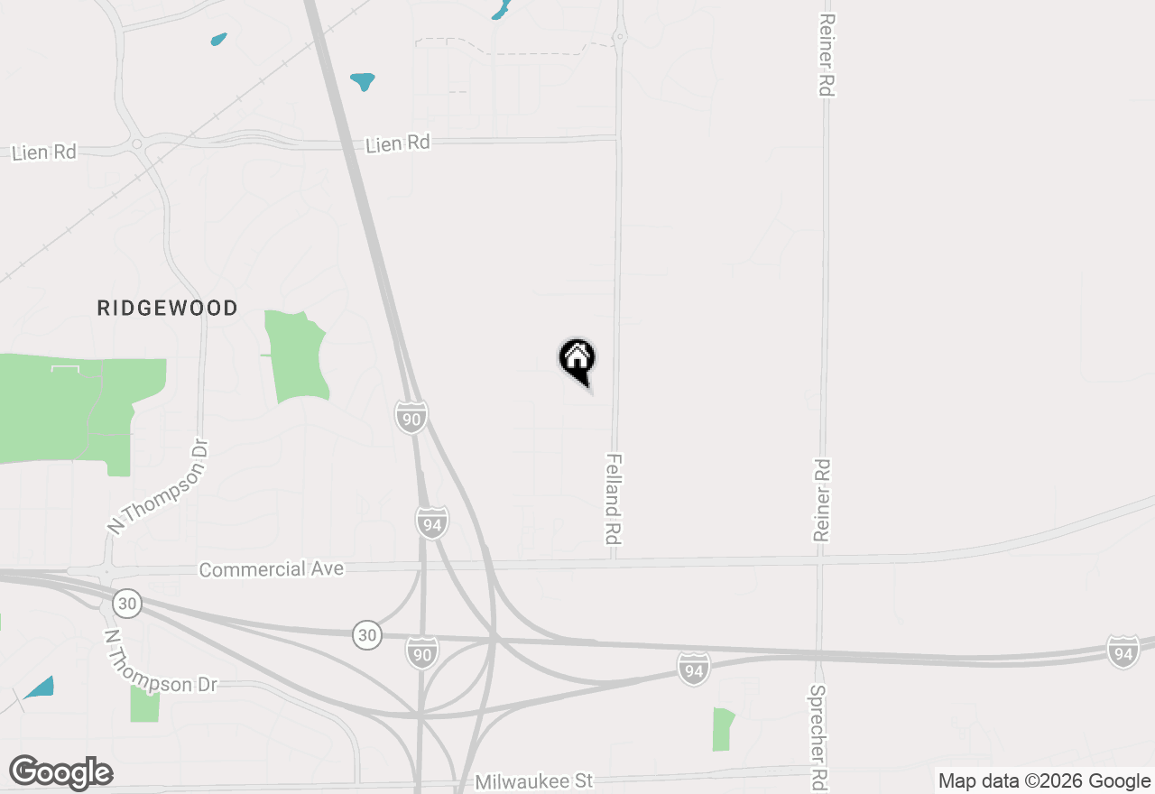 Map of 5821 Bridle Way, Madison, WI 53718