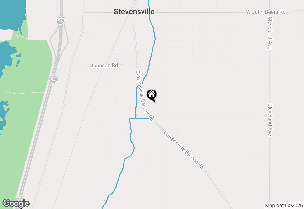 Map of 2600 Bell Circle, Stevensville, MI 49127