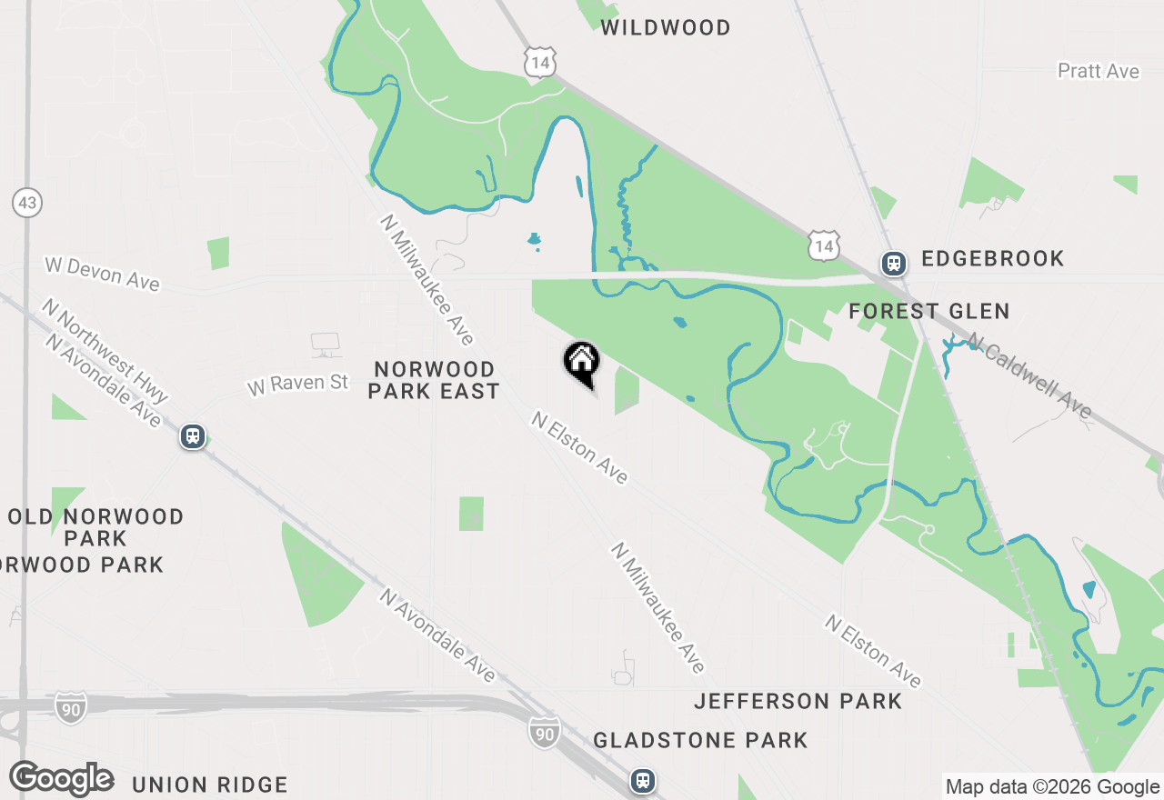 Map of 6138 N Meade Avenue, Chicago, IL 60646