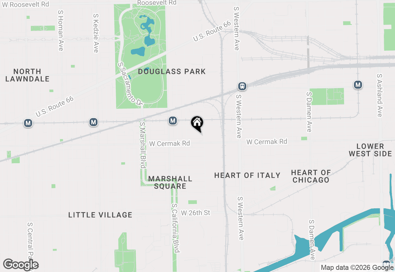 Map of 2623 W 21st Place #2, Chicago, IL 60608