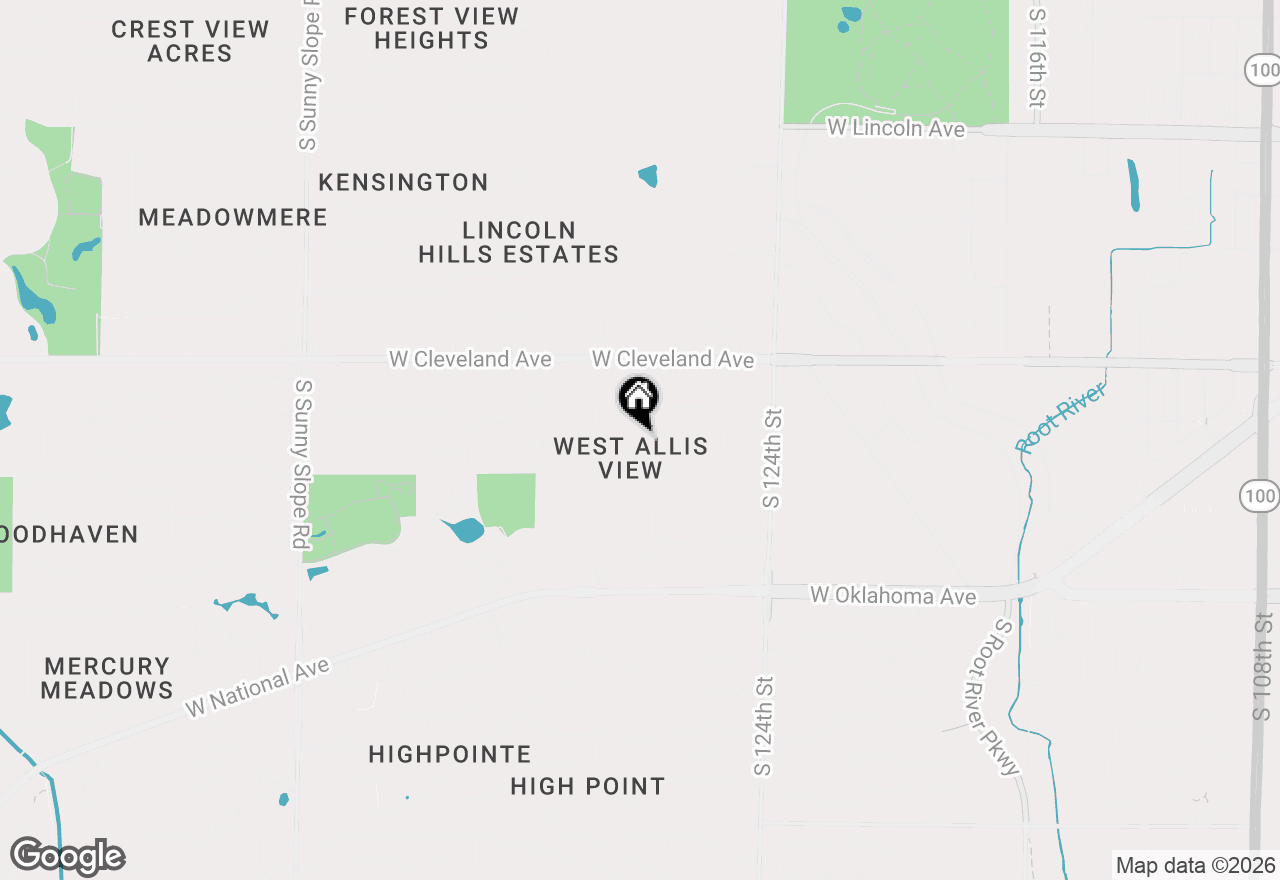Map of 2833 S 128th St, New Berlin, WI 53151