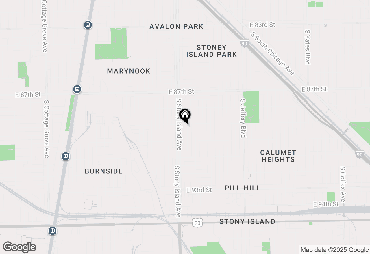 Map of 8914 S Cornell Avenue, Chicago, IL 60617