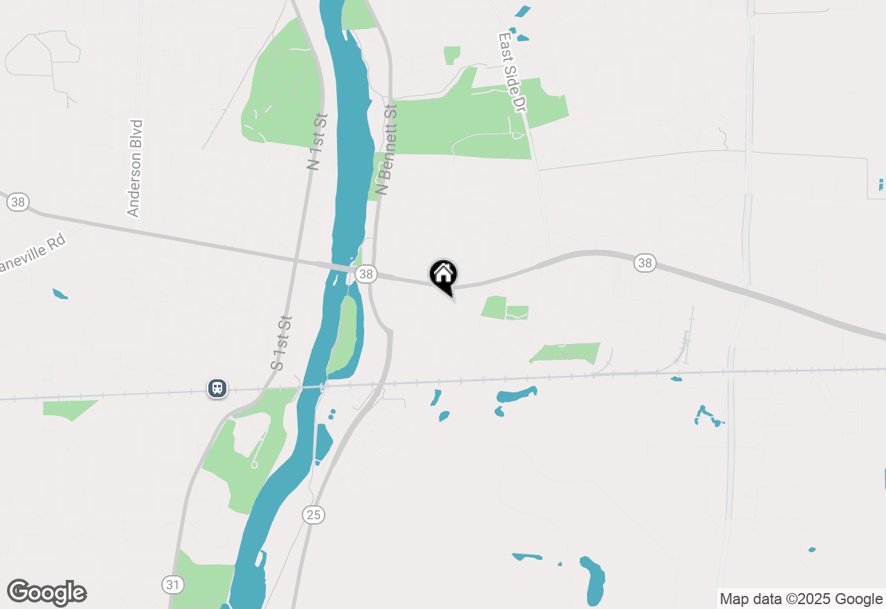 Map of 25 Nebraska Street, Geneva, IL 60134