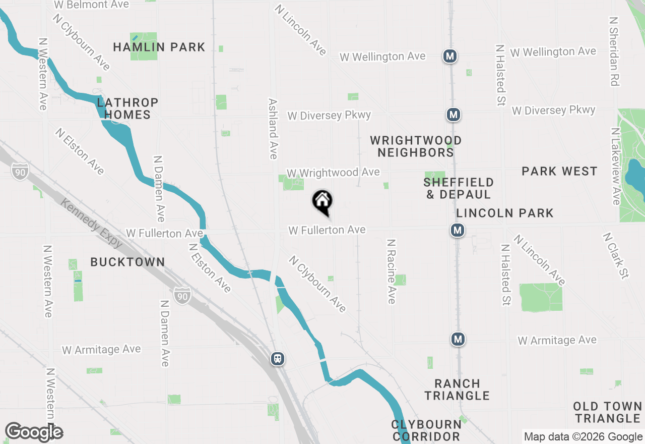 Map of 2415 N Janssen Avenue #B, Chicago, IL 60614