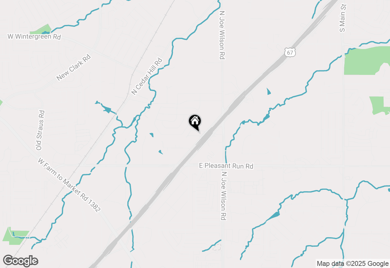 Map of 1003 Vedral Place, Cedar Hill, TX 75104