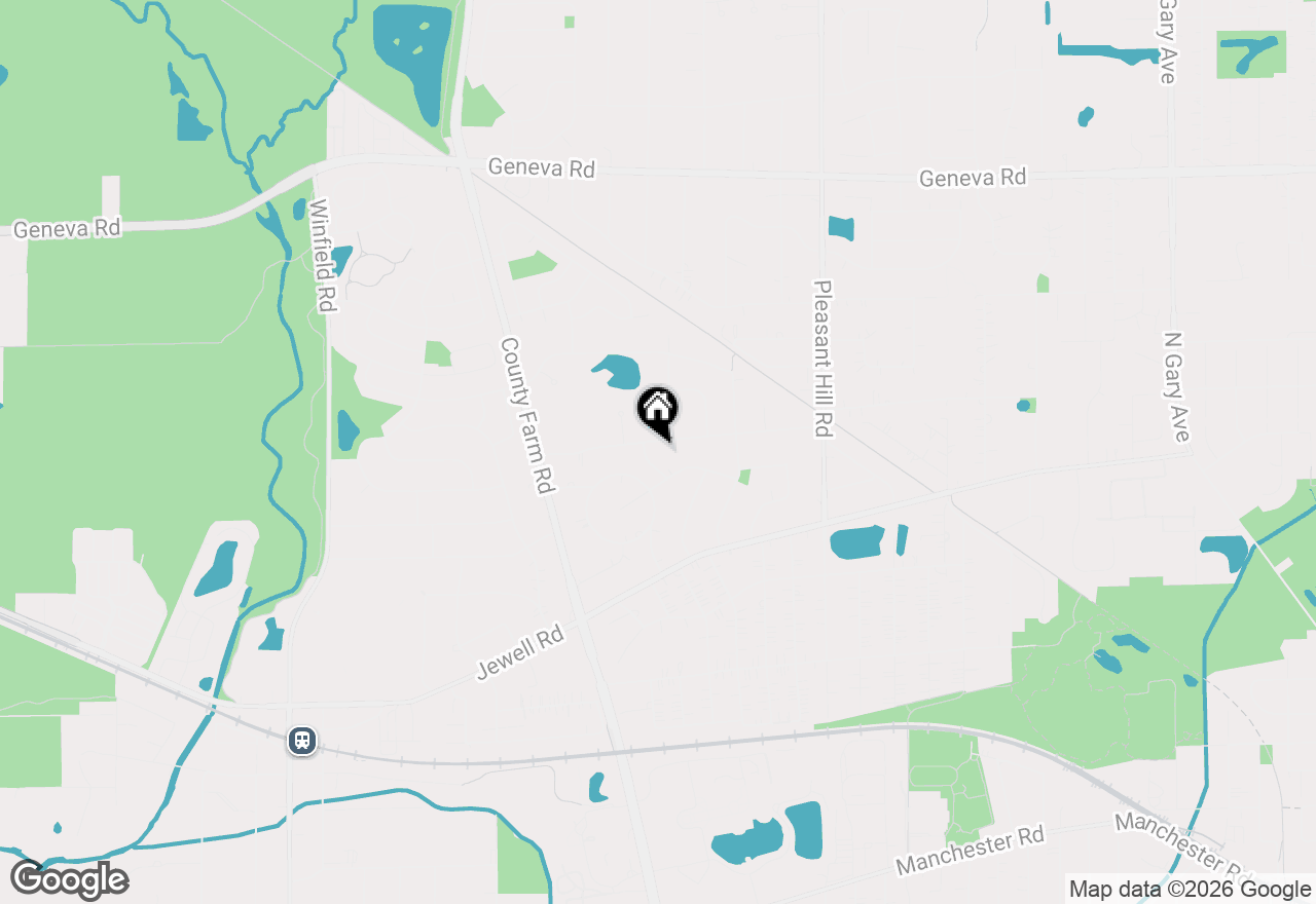 Map of 26W473 Parkway Drive, Winfield, IL 60190