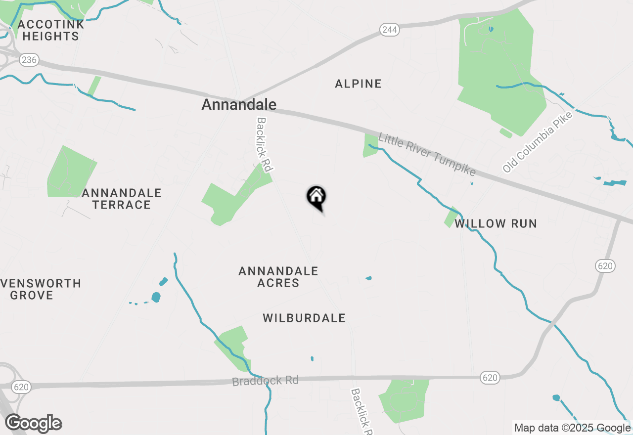 Map of 4705 Exeter Street, Annandale, VA 22003